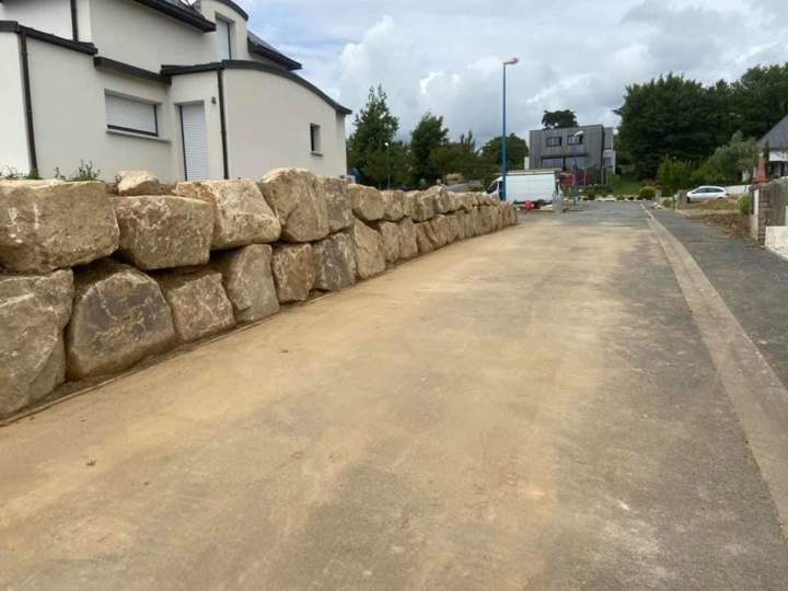 Pose de muret Lorient